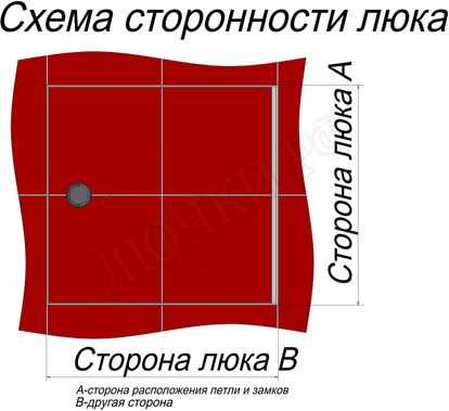 Напольный люк Макс с газовыми амортизаторами, запирание на болтах, 2 створки Напольный люк Макс с газовыми амортизаторами, запирание на болтах, 2 створки