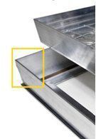 Напольный люк Премиум 54 мм 2 створки Напольный люк Премиум 54 мм 2 створки