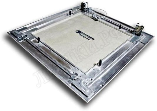 Люк под покраску Ультра для установки в стену, 2 створки, съёмная перегородка Люк под покраску Ультра для установки в стену, 2 створки, съёмная перегородка