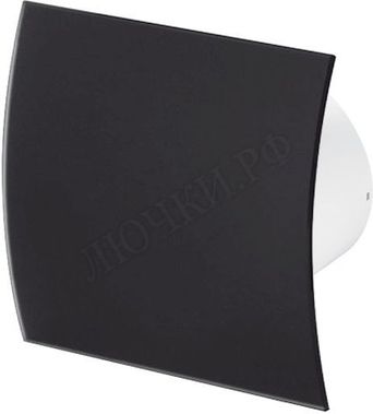Вытяжной вентилятор Awenta System+, Silent, 100 KWS100H, Escudo, PECB100M, Чёрный матовый, пластик Вытяжной вентилятор Awenta System+, Silent, 100 KWS100H, Escudo, PECB100M, Чёрный матовый, пластик